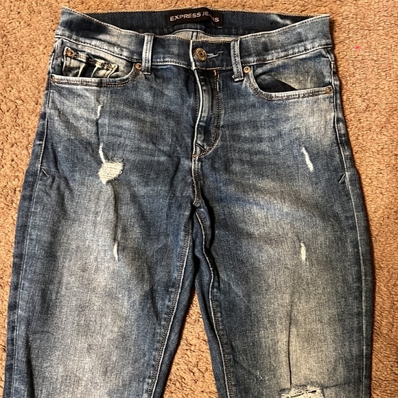 Express “Mia” Mid Rise Leggings - Picture 3 of 7